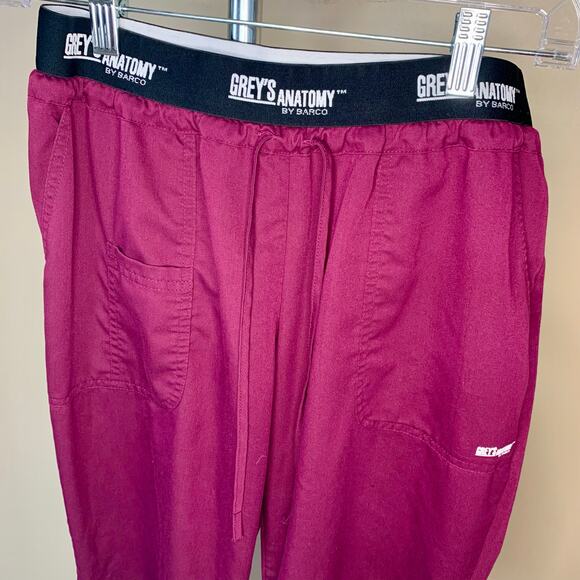 Maroon Grey's Anatomy Active Scrub Pants - Picture 3 of 5